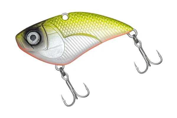 NextFish - Horgász webshop és horgászbolt - PZ Blade Shaker műcsali, 5 cm, 13,5 g, fluo sárga, fehér