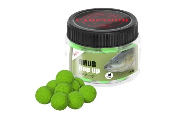 NextFish - Horgász webshop és horgászbolt - CarpZoom Amur Grass Carp horogcsali, 16 mm, natúr, 40 g Popup