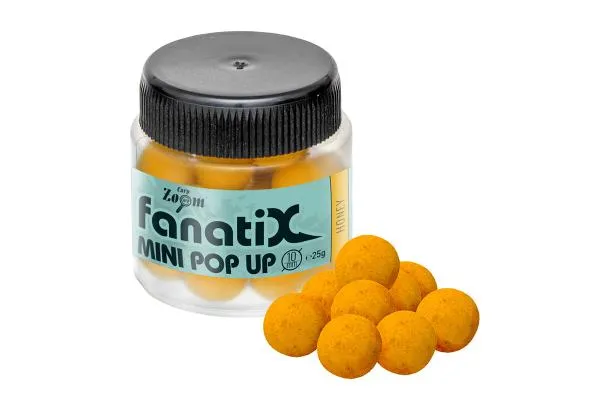 NextFish - Horgász webshop és horgászbolt - CarpZoom Fanati-X Mini Pop Up horogcsali, 10 mm, méz, 25g Popup