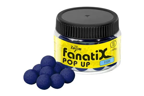 NextFish - Horgász webshop és horgászbolt - CarpZoom Fanati-X Pop Up horogcsali, 16 mm, halas, 40g Popup