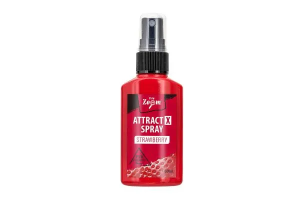 NextFish - Horgász webshop és horgászbolt - CarpZoom AttractX aroma spray, eper, 50 ml