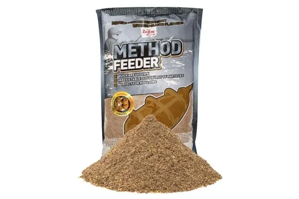 NextFish - Horgász webshop és horgászbolt - CarpZoom Method Feeder tigrismogyoró, csoki-karamel, 1 kg etetőanyag