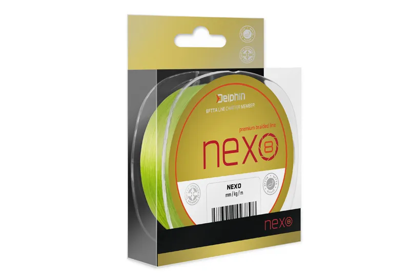 NextFish - Horgász webshop és horgászbolt - Delphin NEXO 8 fluo | 0,08mm 130m-0,08mm 11lbs fonott zsinór