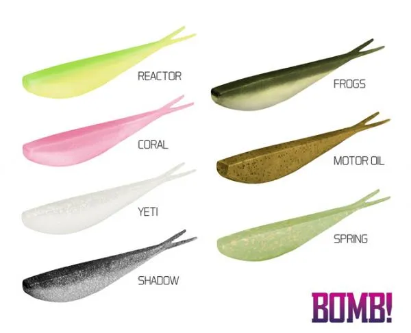 NextFish - Horgász webshop és horgászbolt - BOMB! Gumihal D-SHOT / 5db-10,5cm/Frogs