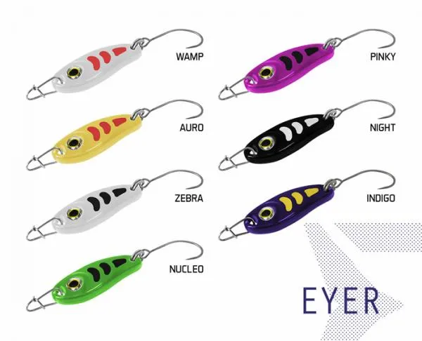 NextFish - Horgász webshop és horgászbolt - Villantó Delphin EYER-1.5g ZEBRA Hook #8