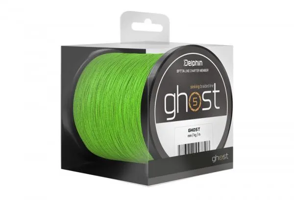 NextFish - Horgász webshop és horgászbolt - Delphin GHOST 4+1 / zöld-0,23mm 30lbs 300m fonott zsinór