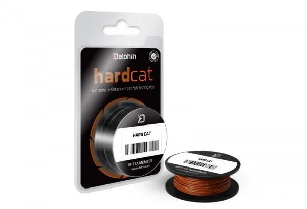 NextFish - Horgász webshop és horgászbolt - Delphin HARD CAT / vörösbarna-1,1mm 100kg 10m fonott előkezsinór