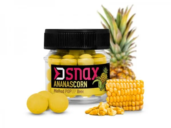 NextFish - Horgász webshop és horgászbolt - D SNAX POP csali 8mm 20g Kukorica-Ananász PopUp