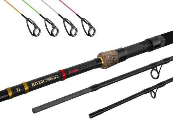 NextFish - Horgász webshop és horgászbolt - Delphin RIVER Trophy NXT X-TREME + 4 spicc-400cm/250g/3 rész feeder,picker horgászbot