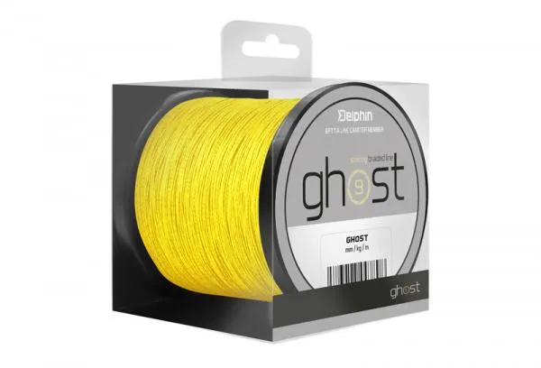 NextFish - Horgász webshop és horgászbolt - Delphin GHOST 8+1/ sárga-0,16mm 8,2kg 200m