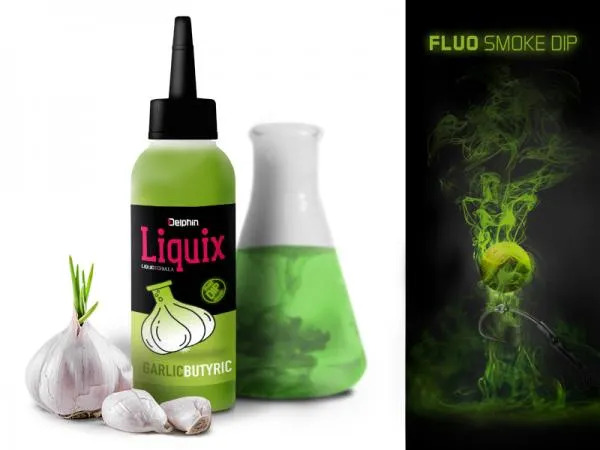 NextFish - Horgász webshop és horgászbolt - Fluo dip D SNAX LiquiX /100ml-Fokhagyma-Vajsav