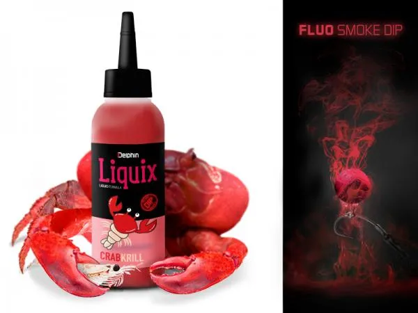 NextFish - Horgász webshop és horgászbolt - Fluo dip D SNAX LiquiX /100ml-Rák-Krill