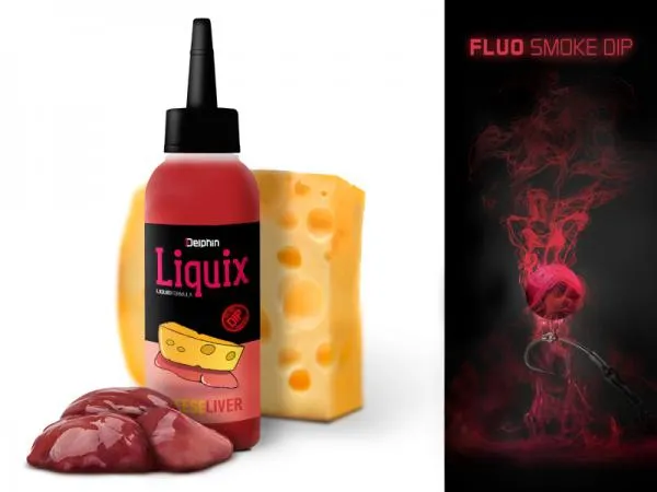 NextFish - Horgász webshop és horgászbolt - Fluo dip D SNAX LiquiX /100ml-Sajt - máj