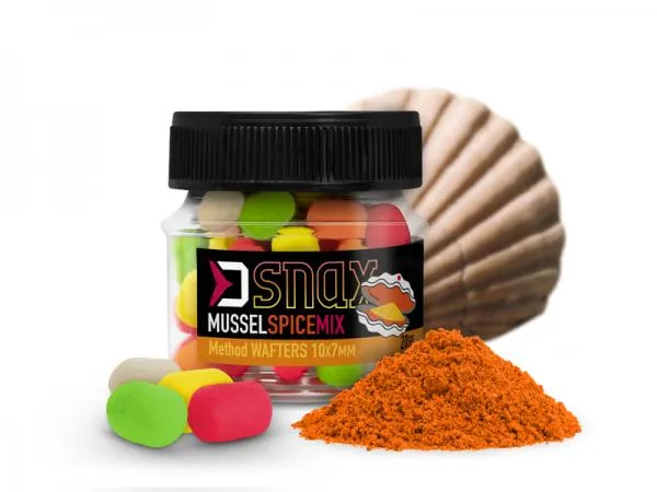 NextFish - Horgász webshop és horgászbolt - MIX D SNAX WAFT csali 10x7mm/20g-Kagyló-Fűszer