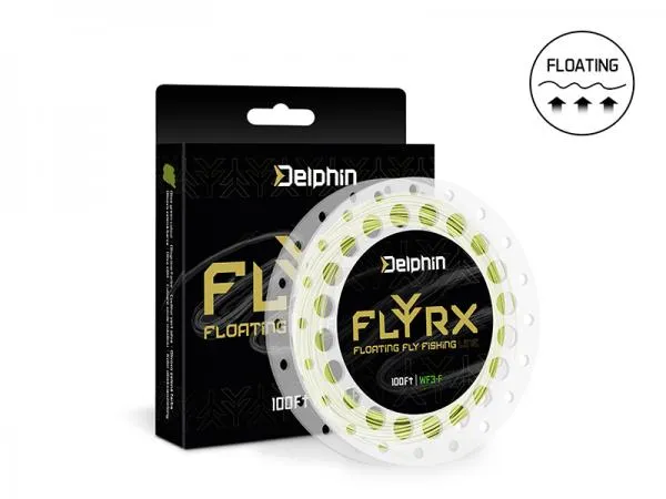 NextFish - Horgász webshop és horgászbolt - Delphin FLYRX fonott legyezőzsinór-WF3-F / 100 FT