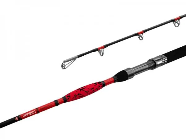 NextFish - Horgász webshop és horgászbolt - Delphin DANGER CatFISH-255cm/350g/2rész harcsázó és tengeri horgászbot