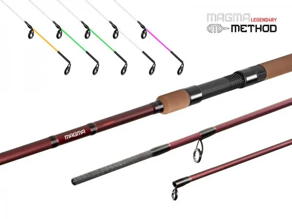 NextFish - Horgász webshop és horgászbolt - Delphin MAGMA LEGEND4RY Method-360cm/215g/3rész feeder, picker horgászbot