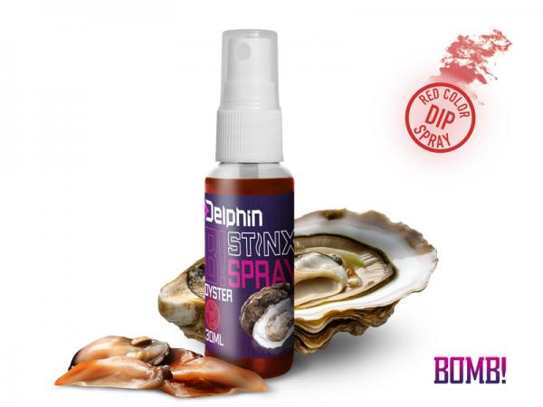 NextFish - Horgász webshop és horgászbolt - Delphin STINX SPRAY / 30 ml aroma spray-Osztriga/piros