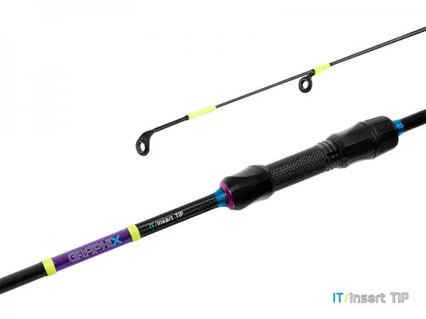 NextFish - Horgász webshop és horgászbolt - Delphin GraphiX IT 24T-185cm/0.5-5g/2 rész pergető horgászbot