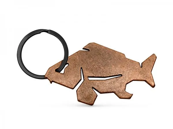 NextFish - Horgász webshop és horgászbolt - Delphin CARPENER Sörnyitós kulcstartó bronz-bronz