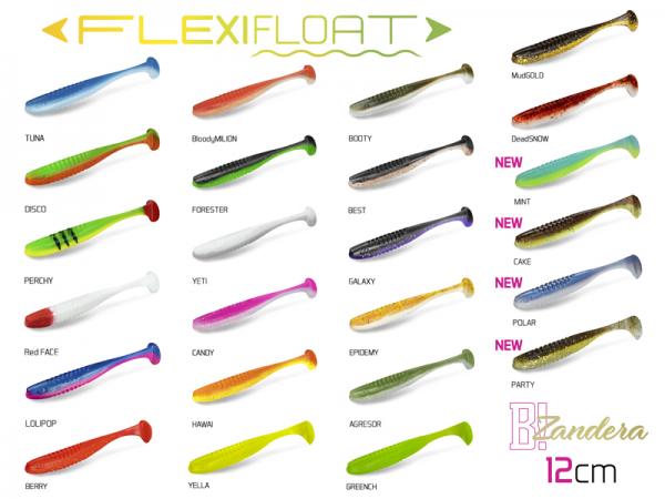 NextFish - Horgász webshop és horgászbolt - Gumihal Delphin ZANDERA FlexiFLOAT UVs / 5db-12cm/CAKE