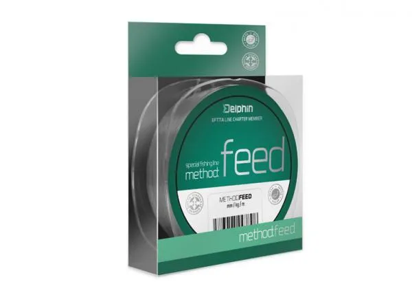 NextFish - Horgász webshop és horgászbolt - Delphin METHOD FEED monofil zsinór 500m/szürke-0,18mm 6,6lbs