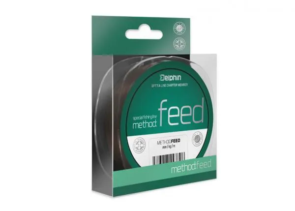 NextFish - Horgász webshop és horgászbolt - Delphin METHOD FEED monofil zsinór 500m/barna-0,18mm 6,6lbs