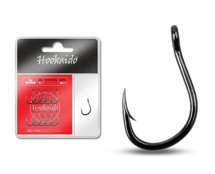 NextFish - Horgász webshop és horgászbolt - Horog Delphin HKD 4xISEAMA ring/ 10+1db-BN/1