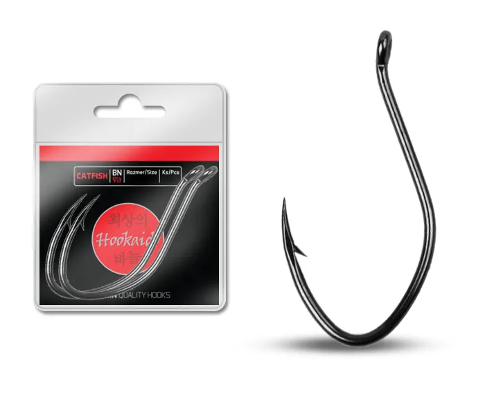 NextFish - Horgász webshop és horgászbolt - Horog Delphin HKD CATFISH ring / 6db-BN/2/0