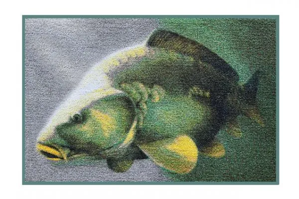 NextFish - Horgász webshop és horgászbolt - Szőnyeg 3D ponty-60x40cm