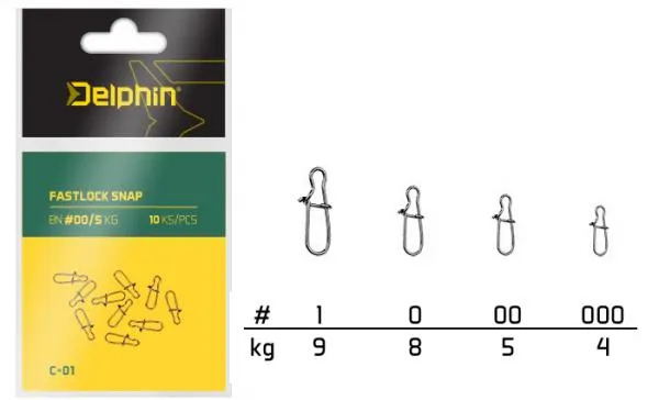 NextFish - Horgász webshop és horgászbolt - Fastlock Snap C-01/10db-BN/000