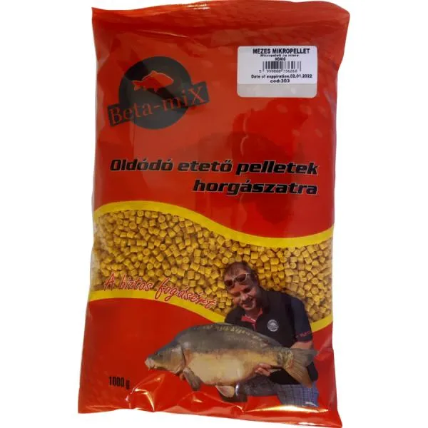 NextFish - Horgász webshop és horgászbolt - BETAMIX 4x4mm Mézes - 1kg mikro etető pellet