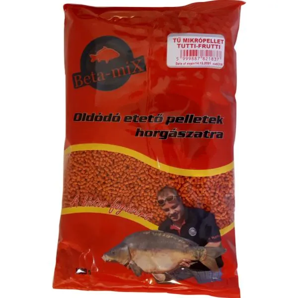 NextFish - Horgász webshop és horgászbolt - BETAMIX Tű tutti-frutti 2mm - 1kgmikro etető pellet 