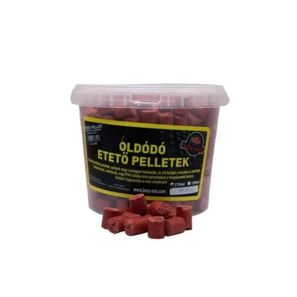 NextFish - Horgász webshop és horgászbolt - BETAMIX Oldódó Pellet Epres 20mm - 5600ml etető pellet