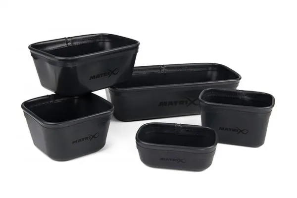 NextFish - Horgász webshop és horgászbolt - Matrix EVA Stacking Bait Tub Set Matrix EVA Bait Tub Set (1x 6pt 1x 4pt 1x 3pt 1x 2pt 1x 1pt)