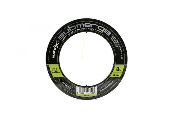 NextFish - Horgász webshop és horgászbolt - Matrix Submerge Shock Leader 10lb - 4.5kg 0.28mm (100m)