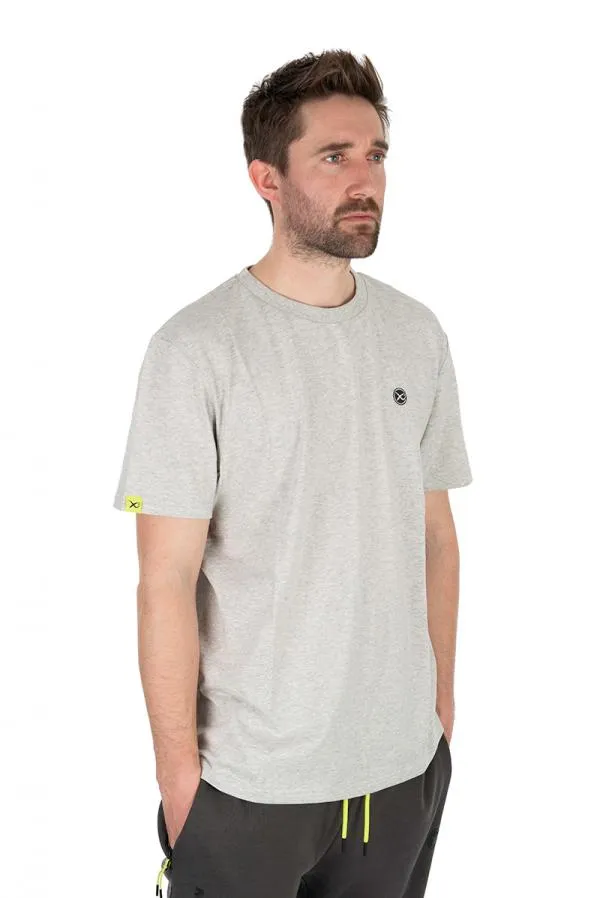 NextFish - Horgász webshop és horgászbolt - Matrix Large Logo T-Shirt (Marl Grey / Lime) S póló