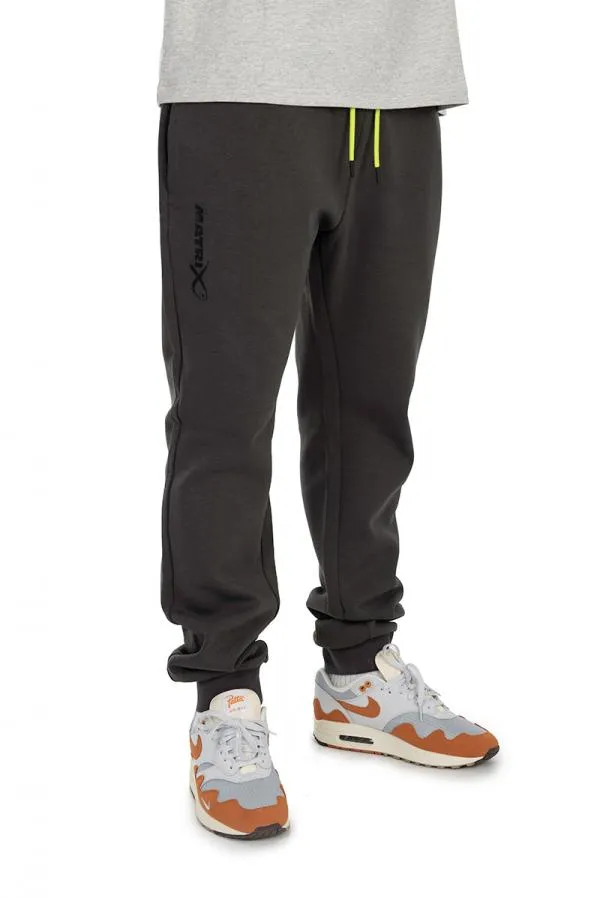 NextFish - Horgász webshop és horgászbolt - Matrix Black Edition Joggers (Dark Grey / Lime) S Melegítőnadrág