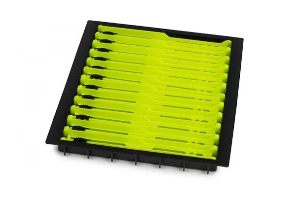 NextFish - Horgász webshop és horgászbolt - Matrix Shallow Drawer Winder Tray 180mm - Lime  18cm Lime Small Winder Tray (12 winders)