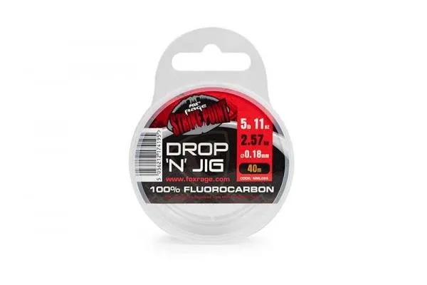 NextFish - Horgász webshop és horgászbolt - Fox Rage Strike Point Drop N Jig Fluorocarbon Line Strike Point Drop N Jig Fluro 7.79lb