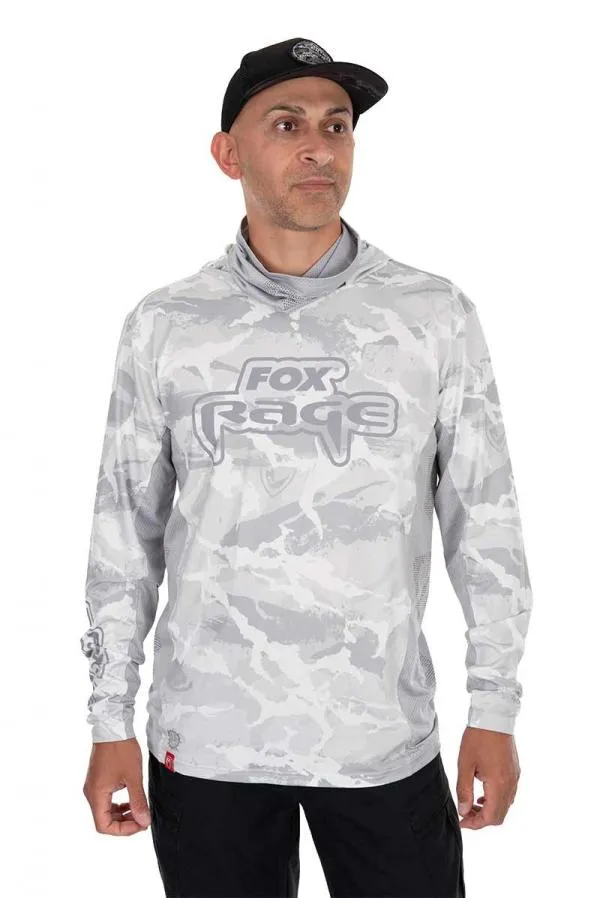 NextFish - Horgász webshop és horgászbolt - Fox Rage UV Hooded Light Camo Top Fox Rage UV Hooded Light Cam Top Large  