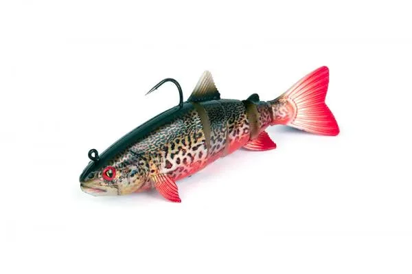 NextFish - Horgász webshop és horgászbolt - Fox Rage Replicant® Realistic Trout Jointed 18cm 7" 110g UV Stickleback gumicsali