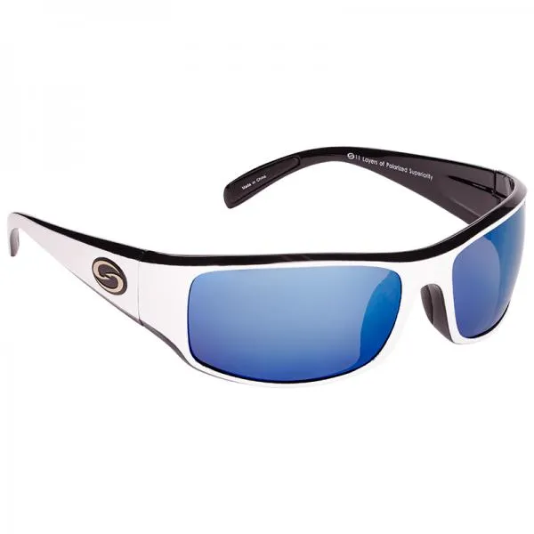 NextFish - Horgász webshop és horgászbolt - Fox Rage Strike King S11 Optics Okeechobee Shiny Clear Sunglasses S11 White Black Two Tone Frame Multi Layer napszemüveg