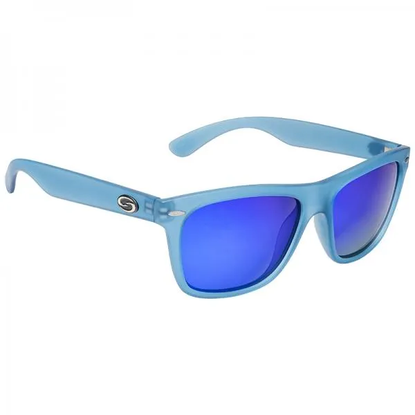 NextFish - Horgász webshop és horgászbolt - Strike King SK Plus Cash Sunglasses SK Plus Cash  Shiny Black Frame Multi Layer White Blue Mirror Gray Base Lens