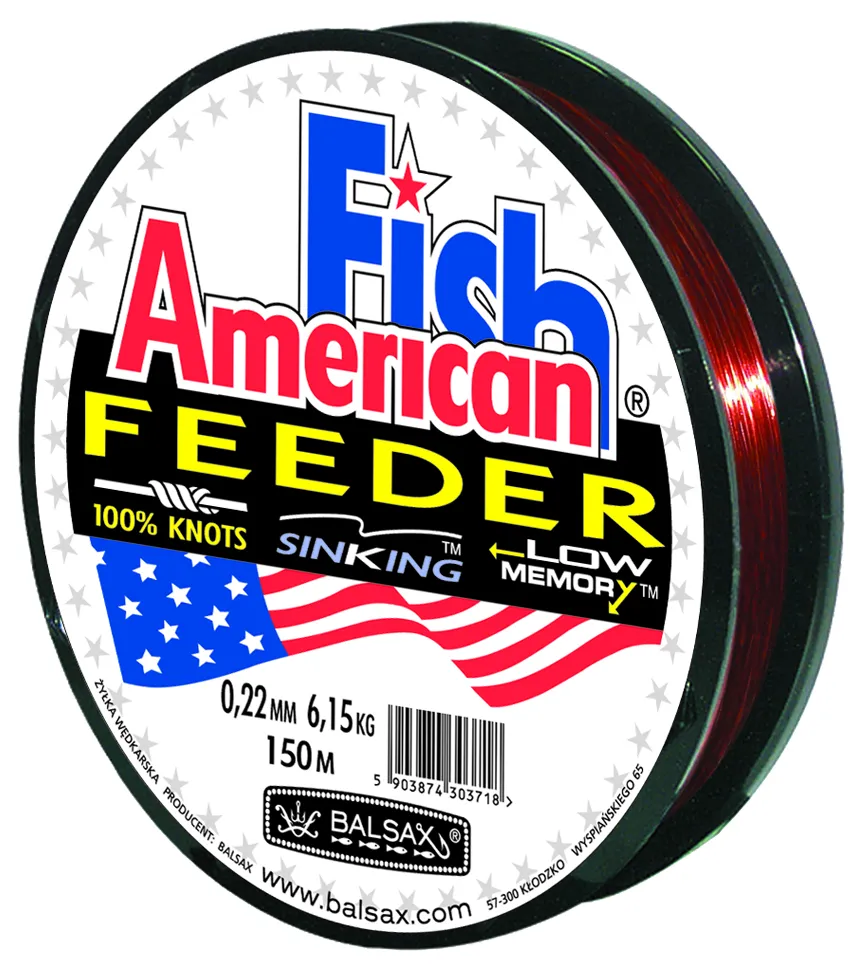 NextFish - Horgász webshop és horgászbolt - Balsax American fish 0,20mm/150m monofil zsinór 