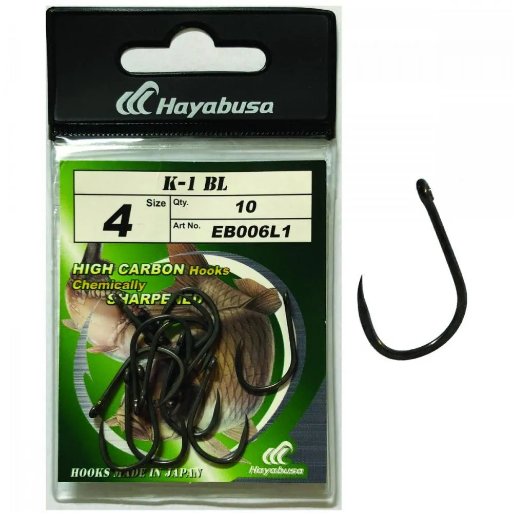 NextFish - Horgász webshop és horgászbolt - EB006L10 HAYABUSA K-1 BL NRB SZ.N. HOROG 10 10DB