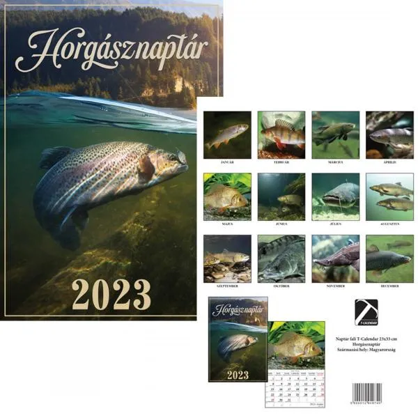 NextFish - Horgász webshop és horgászbolt - L0240123 HORGÁSZ FALINAPTÁR