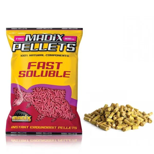 NextFish - Horgász webshop és horgászbolt - MADIX GYORSAN OLDÓDÓ PELLET VANÍLIA 6MM 800GR