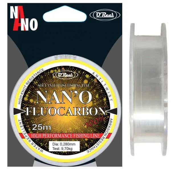 NextFish - Horgász webshop és horgászbolt - OR304014 OREEL NANO FLUOROCARBON ELŐKE ZSINÓR 25M