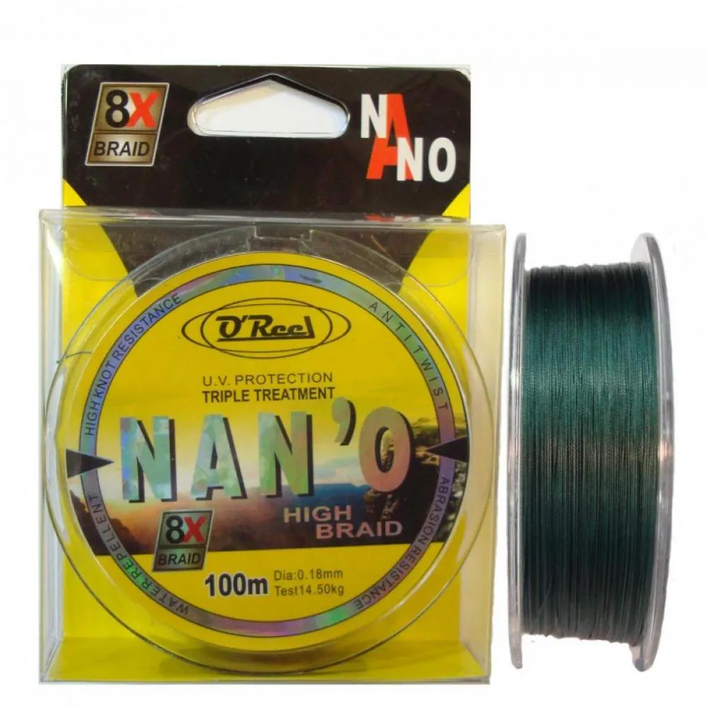 NextFish - Horgász webshop és horgászbolt - OR391114 OREEL NANO HIGH BRAID 0,14mm 100M fonott zsinór